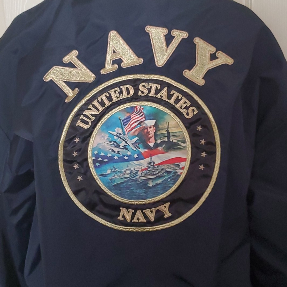 Navy Reversible Jacket - Picture 3 of 5